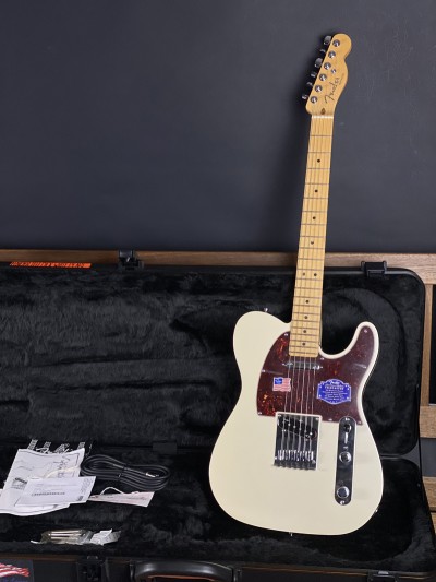 Fender American Deluxe Telecaster Olympic Pearl